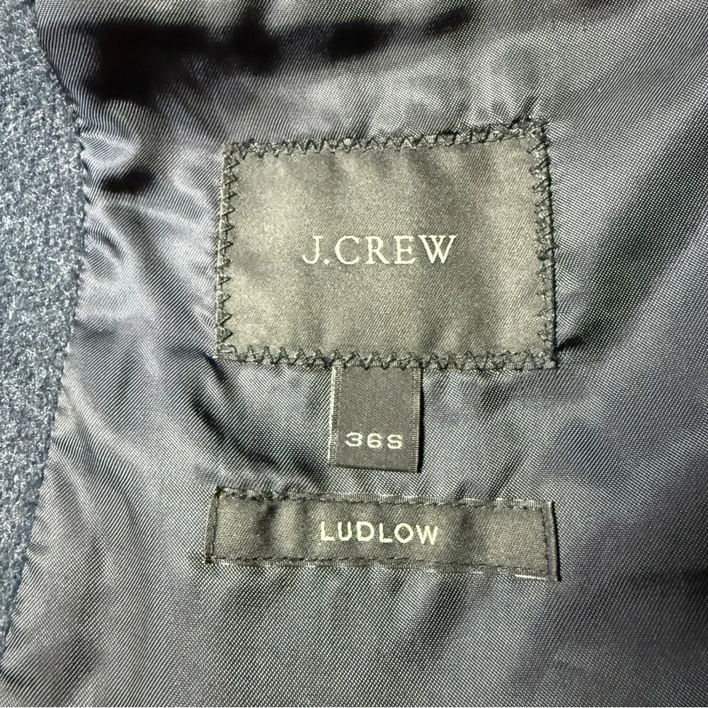 J. Crew Men's Ludlow Wool Coat - Navy Blue
